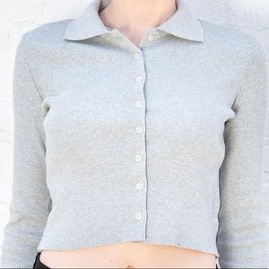 Brandy Melville Collared Long Sleeve